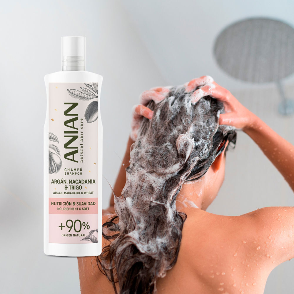 Anian Argán nutrición y suavidad champú 400 ml