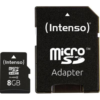Intenso microSDHC-Karte 8 GB Class 4 inkl. SD-Adapter