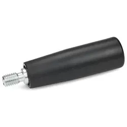 Drehbare Zylindergriffe, Kunststoff / Stahl, Achsteil Stahl (598-KT-18-M6)