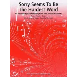 Sorry seems to be the hardest Word