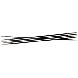 KnitPro Strumpfstricknadeln "Karbonz", Karbonfasern, Länge: 15 cm