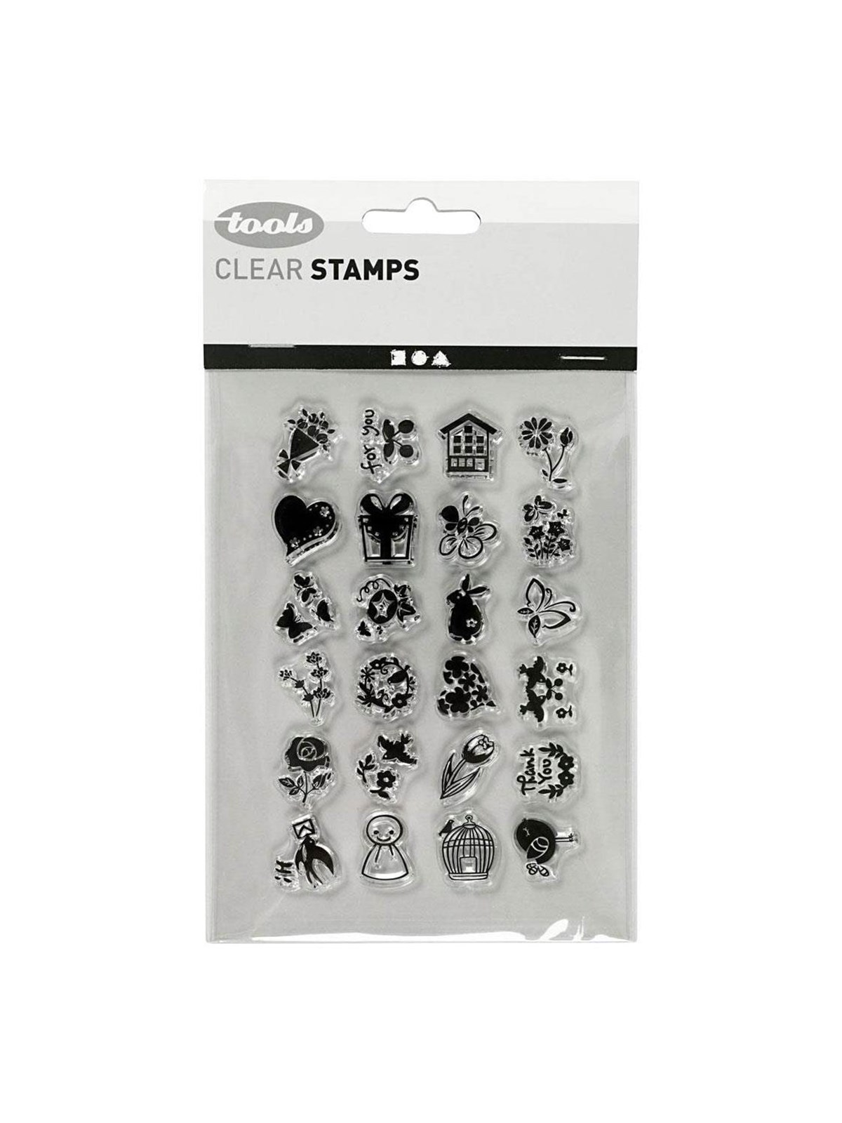 Creativ Company - Silicone Stamps Little Sweet Greetings 1 Sheet