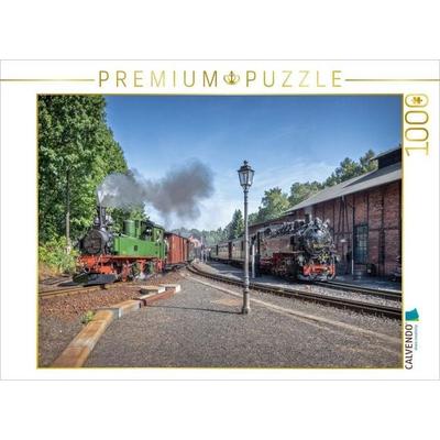 CALVENDO Puzzle Zittauer Schmalspurbahnen | 1000 Teile Lege-Größe 64x48cm Foto-Puzzle für glückliche Stunden