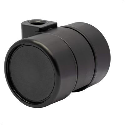 WAGNER Design Möbelrolle/Soft-Lenkrolle LOGO - Ø 38 mm, schwarz, Tragkraft 50 kg - DE Ware - 01020201