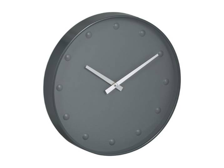 Relaxdays Graue Wanduhr