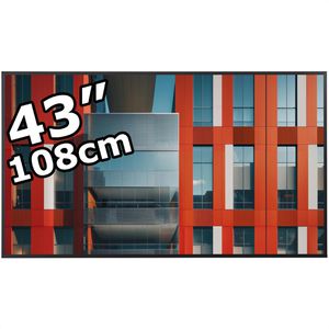 Sharp Digital-Signage MultiSync ME432, 43 Zoll, 4K UHD 3840 x 2160, 400 cd/m², 18/7 Betriebszeit