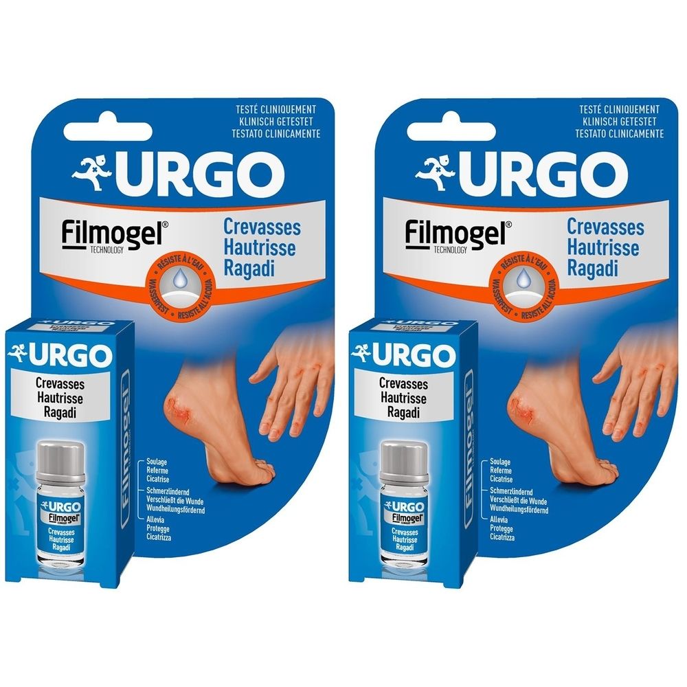 Urgo Hautrisse Flüssigpflaster 3,25 ml 2x 2x1 St Flaschen