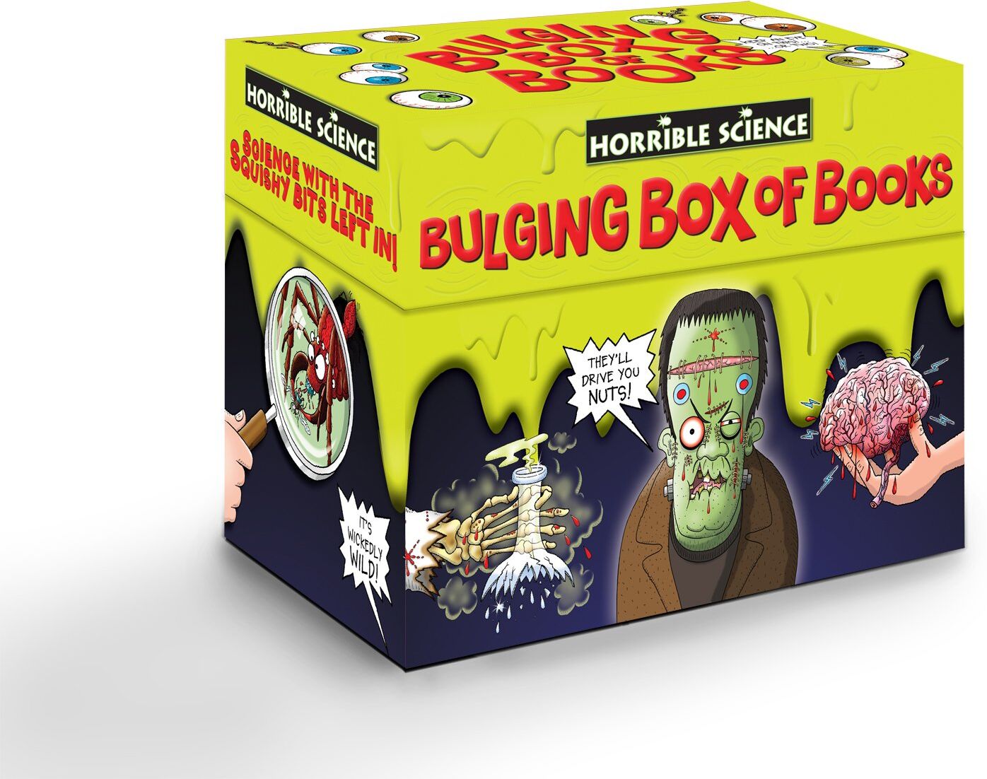 Horrible Science Bulging Box Set - 20 Books by Nick Arnold - Paperback - Ages 8-12 - Gross, Funny Science Facts for Kids - Scholastic Collection