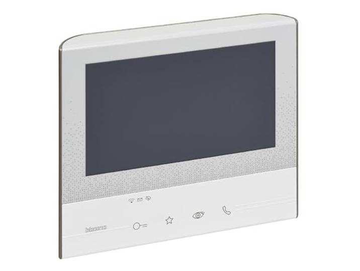 BTicino 344642 Poste Intérieur Vidéo Couleur Mains-libres à Mémoire D'image Classe 300X\, 7 Pouces Tactile\, WiFi Connecté\, Blanc