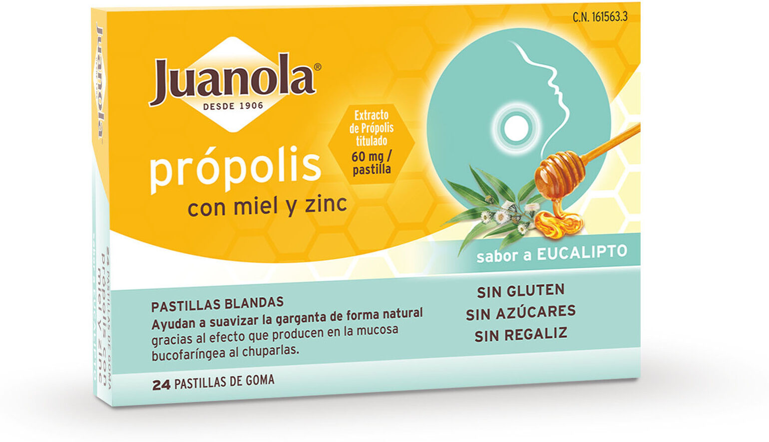 Juanola Honey and zinc propolis soft picks