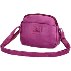 The Skandinavian Brand Damen Leder Umhängetasche - Purple