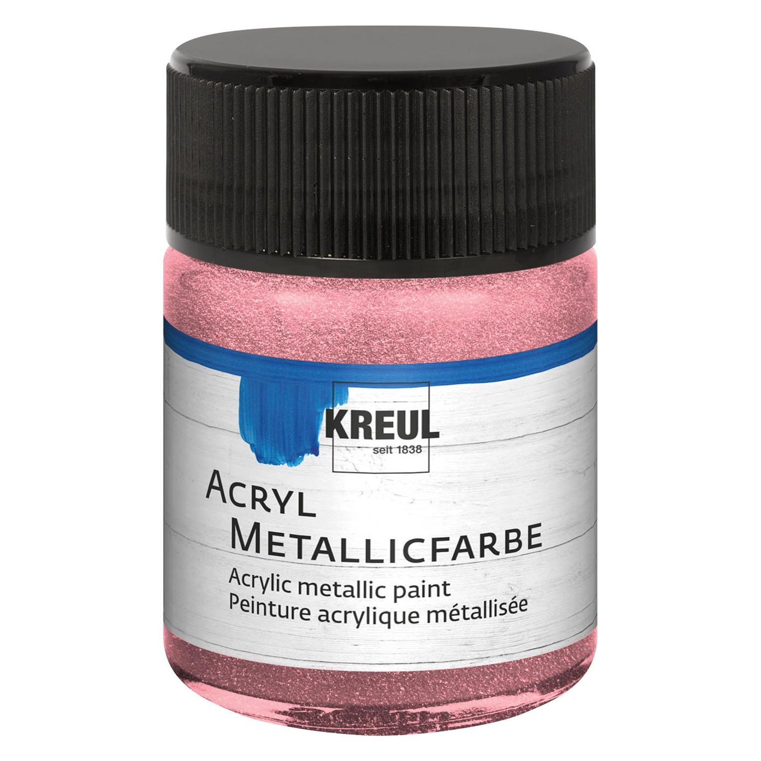 Kreul Acryl Metallicfarbe, cremig deckend, 50 ml (50 ml) (23251902)