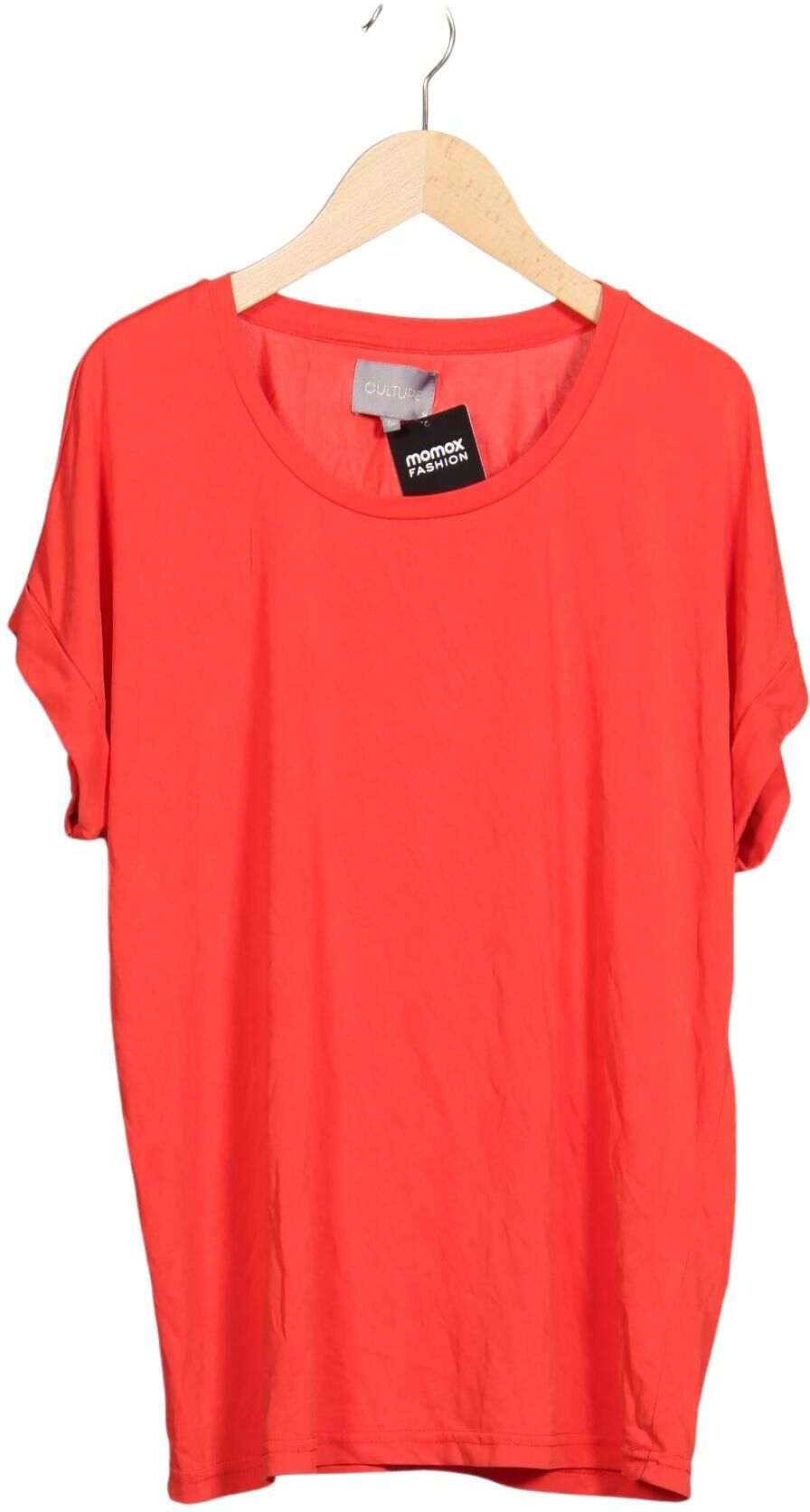 Culture Damen T-Shirt, Rot, Gr. M, Modal / Synthetik - Second Hand