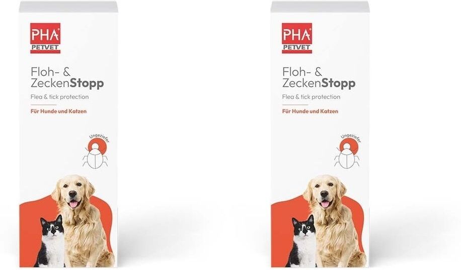 PHA Petvet PHA Floh & ZeckenStopp Pumpspray f.Hunde/Katzen 2x 2x100 ml Spray