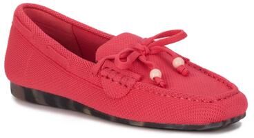 Women's Neve Flat Knit Moccasin by Ros Hommerson in Pink Knit (Size 11 N)