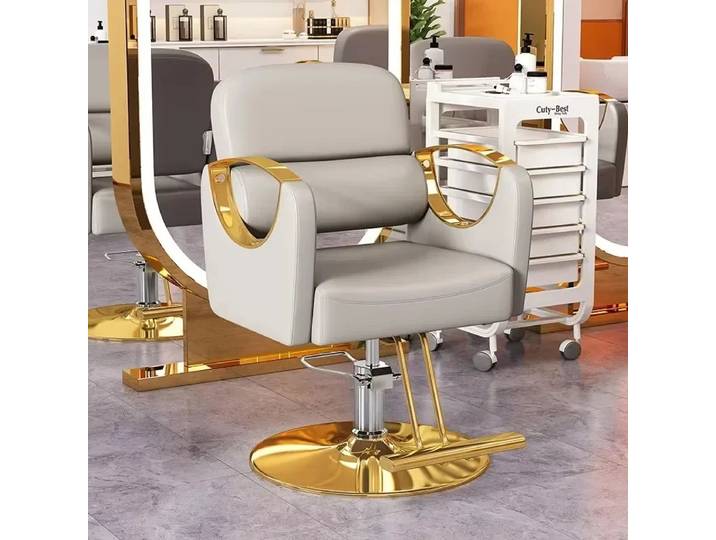Fauteuil de Barbier Simple et Tendance, Personnalisé, Confortable, pour Salon de Coiffure, Chaise Pivotante pour Coiffeur, Mobilier de Salon