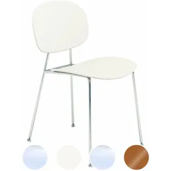 infiniti »TONDINA POP« 4 Legs Designer-Stuhl AC30 Weiss matt lackiert / IS020 Weiss