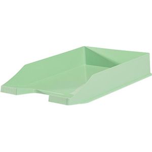 Han Briefablage 1027-X-805, Klassik, A4, pastellgrün, stapelbar, Kunststoff