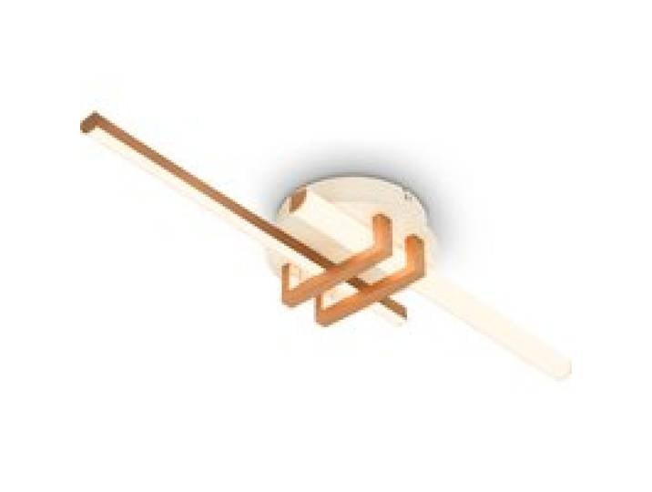 BRILONER Plafonnier à LED (Barre de 2, Coffee, gris chaud)