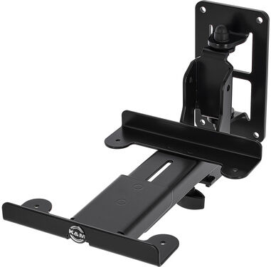 K&M 24166 Speaker wall mount M Noir