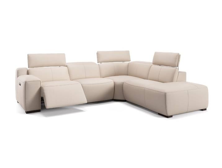 Leder Ecksofa Eckcouch LORETO mit Relaxfunktion