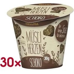 Hellma 30er-Pack Müsli-Herzen »Schoko« 30 g