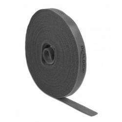 Delock 18385 Klettband zum Bündeln (L x B) 15 mm x 15 mm Grau 1 St.
