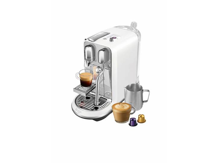 Nespresso Creatista Plus Kaffeemaschine von Sage Weiss