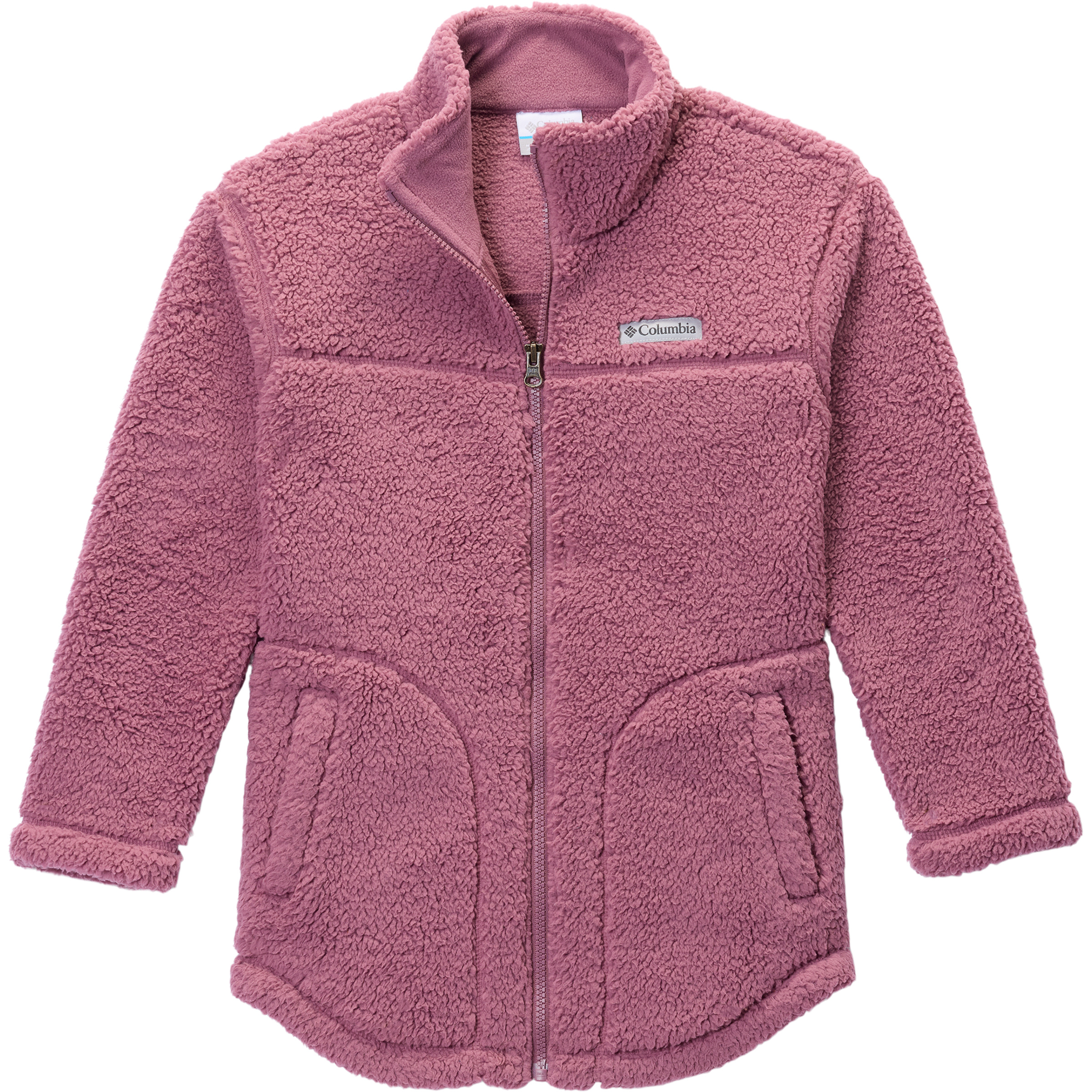 Columbia West Bend Kinder Fleecejacke lila Größe 140 Trekking Atmungsaktiv