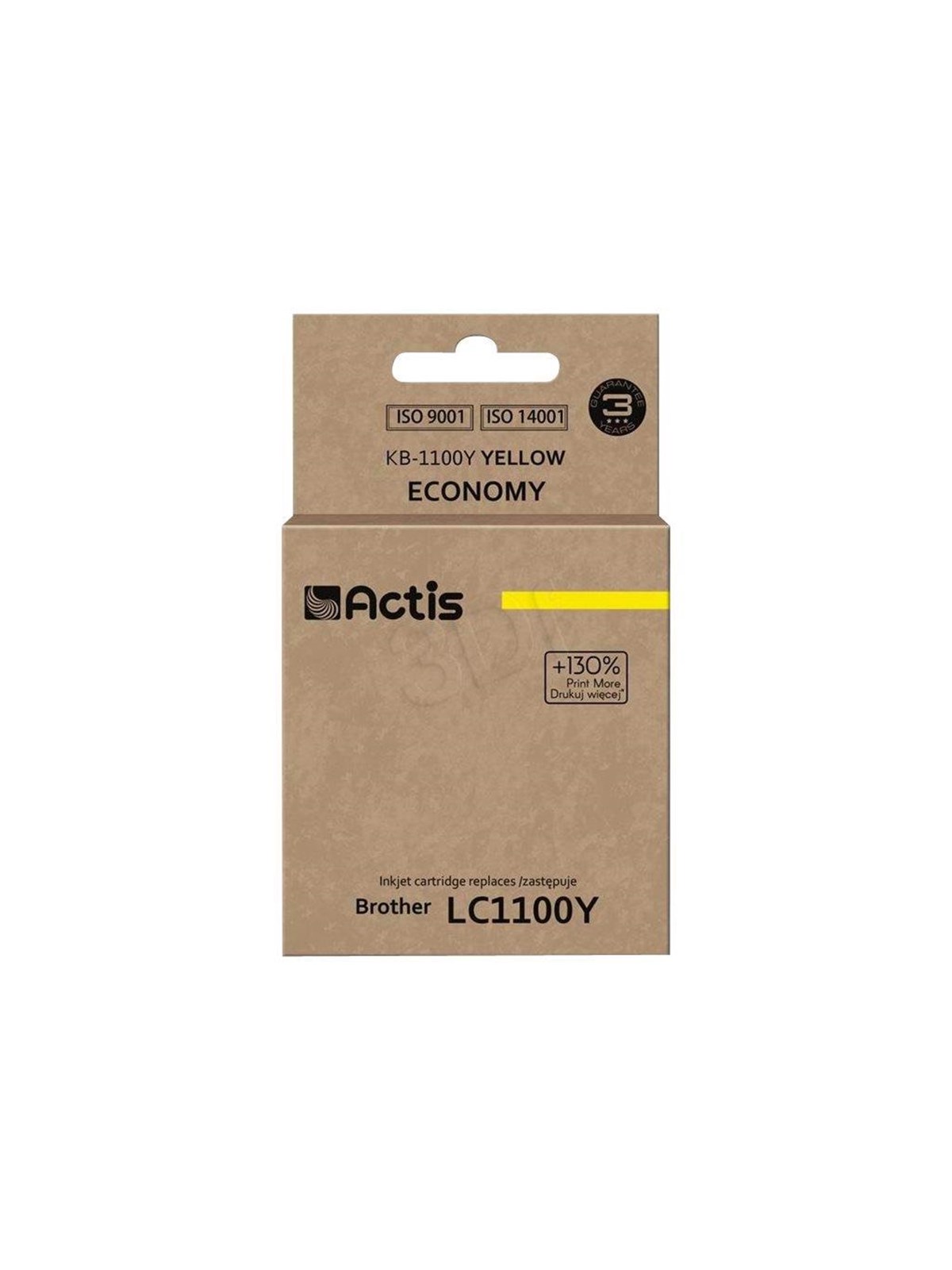 Actis KB-1100Y - yellow - ink cartridge (alternative for: Brother LC1100Y Brother LC980Y)