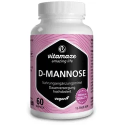 D-MANNOSE HOCHDOSIERT vegan Kapseln 60 St