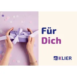 KLIER Gutschein Trägerkarte Für Dich