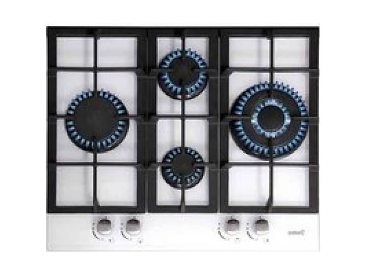 Plaque au gaz Cata LCI6031WH (60 cm) Blanc (4 Feux à gaz) - CATA - Gaz Naturel - Électronique
