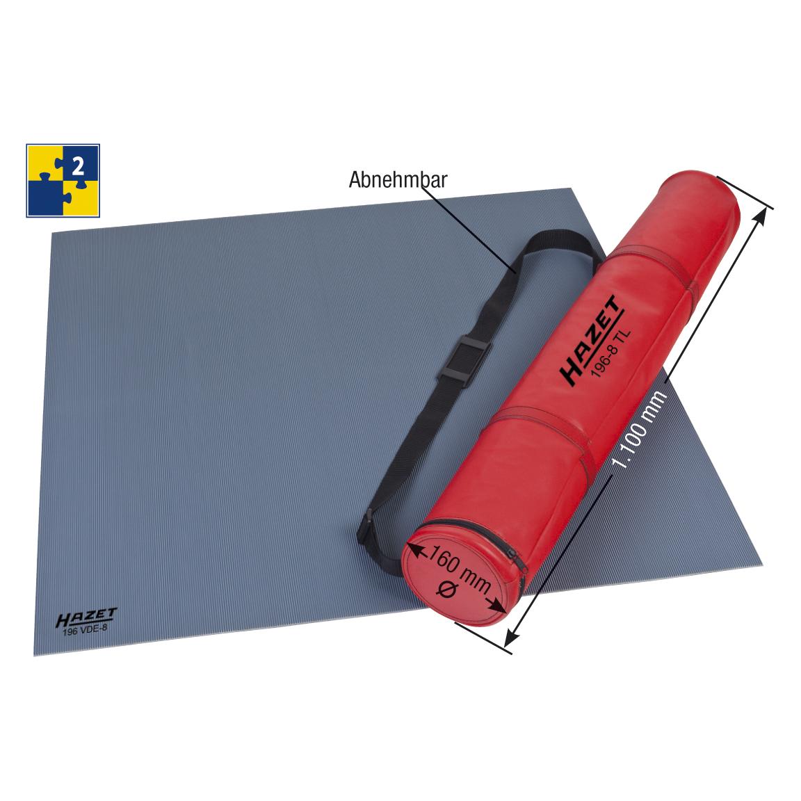 Hazet Stand-Isoliermatte 196VDE-8/2 Anzahl Werkzeuge: 2 (196VDE-8/2)