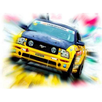 CALVENDO Puzzle Beim Einsatz im Motorsport profitiert der Ford Mustang von extremer Leistung. | 2000 Teile Lege-Größe 90x67cm Foto-Puzzle für