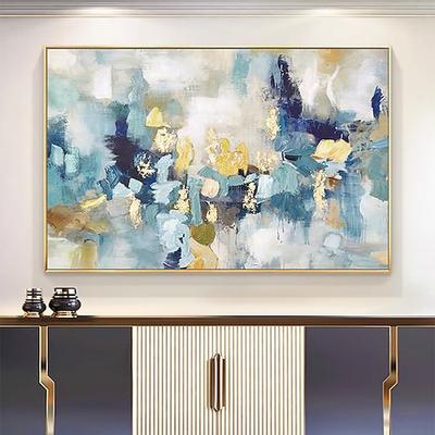 Mintura handgefertigte abstrakte Ölgemälde auf Leinwand, Wanddekoration, modernes Kunstbild für die Inneneinrichtung, gerolltes, rahmenloses, ungedehntes Gemälde