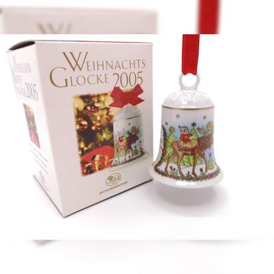 DKG utils Hutschenreuther Porzellan Weihnachtsglocke Glocke 2005 mit Originalverpackung