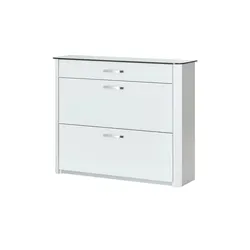 Schuhschrank  Juno , weiß , Maße (cm): B: 117 H: 97 T: 35.0