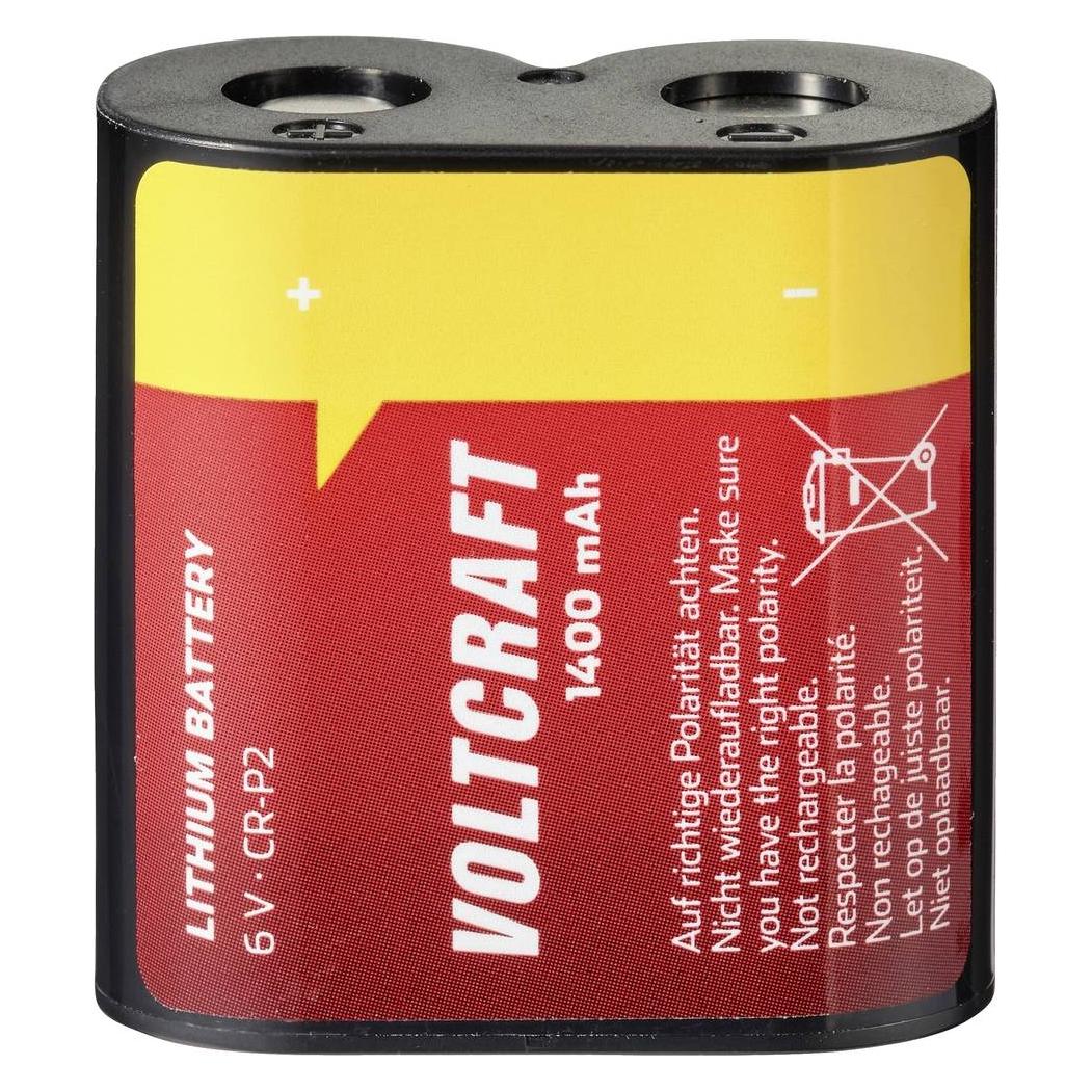 Voltcraft CRP2 Fotobatterie CR-P 2 Lithium 1400 mAh 6 V 1 St. (1 Stk., CR-P2, 1400 mAh) (VC-12714220)