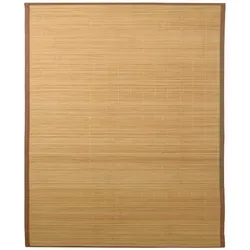 vidaXL Teppich Bambus 160x230 cm Braun