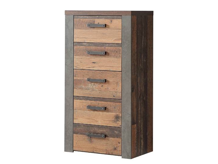 Commode 62 x 118 x 41cm Marron