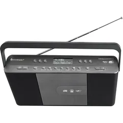 Soundmaster RCD1870SW (DAB+, FM), Radio, Grau, Schwarz