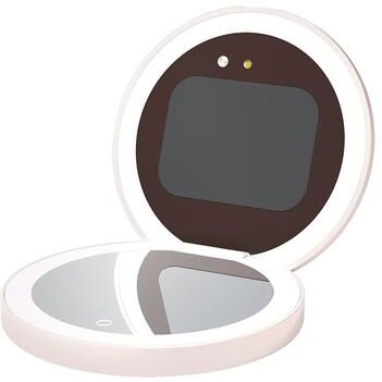 Uplift Picks TJMIR SmartUV Sunscreen Test Mirror Portable LED Travel Makeup Mirror b