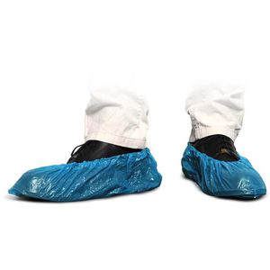 MaiMed Überschuhe Cover, PE, 75508, Einweg, wasserabweisend, blau, 100 Stück