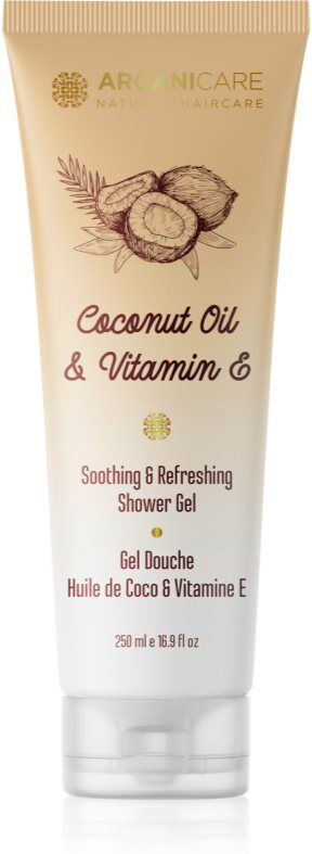 Arganicare Coconut Oil & Vitamin E Shower Gel shower gel 250 ml
