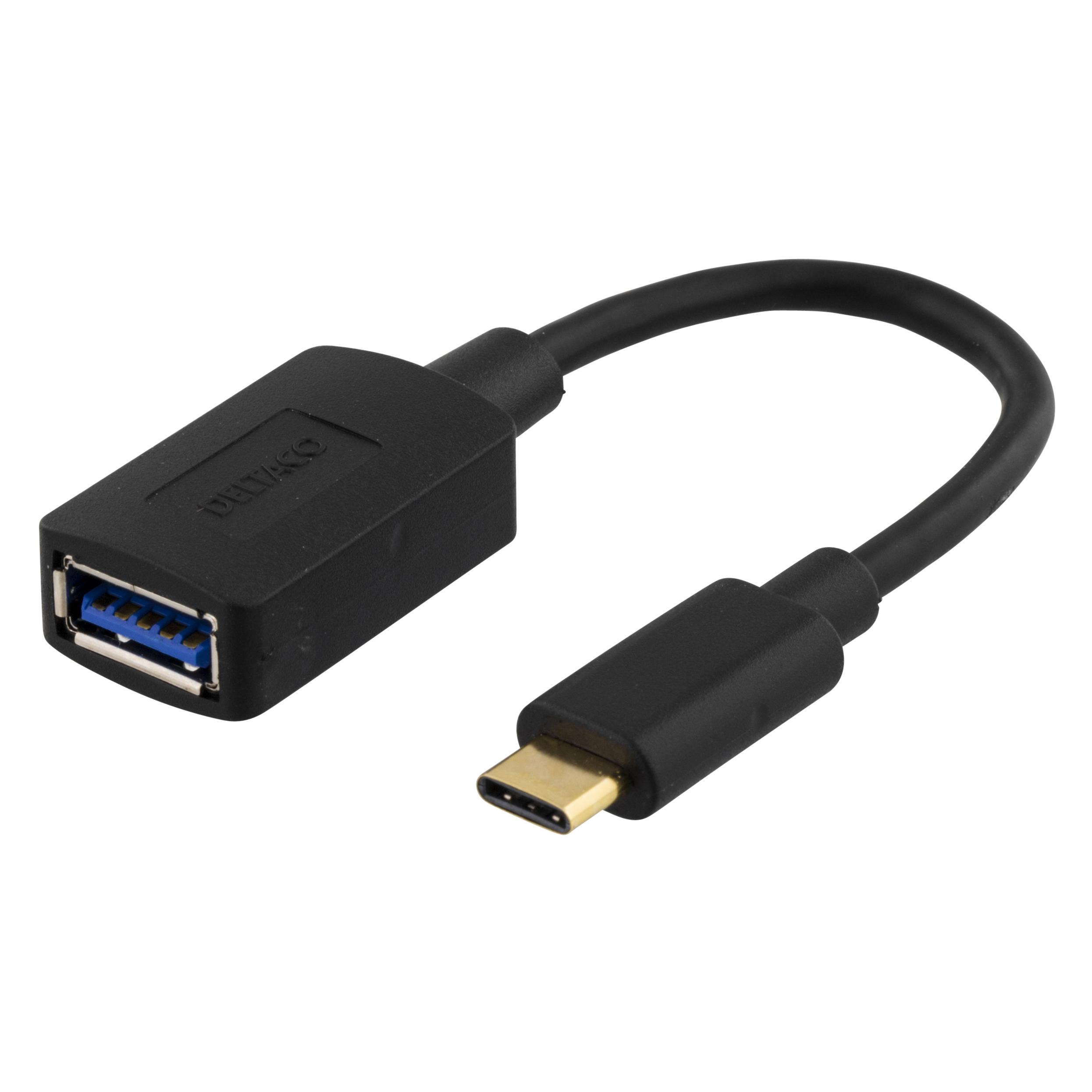 Deltaco USBC-1204 USB Kabel USB A (0.15 m, USB 3.2 Gen 1) (USBC-1204)