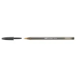 Bic, Schreibstifte,  Kugelschreiber Cristal Large 0,6mm schwarz dokumentenecht Farbe des Schaftes: transparent (1x)