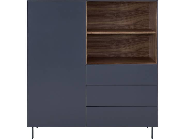 Highboard Milo anthrazit, natur Holzwerkstoff B 110 H 125 cm