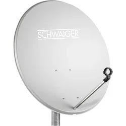 Schwaiger Spi440.0 SAT (Parabolantenne, 32.60 dB, UKW / MW / LW), SAT Spiegel + SAT Antennen, Grau