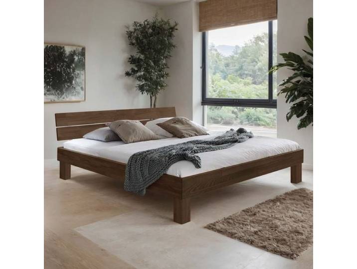 Bett Madrid Buche Massivholz 100x200cm